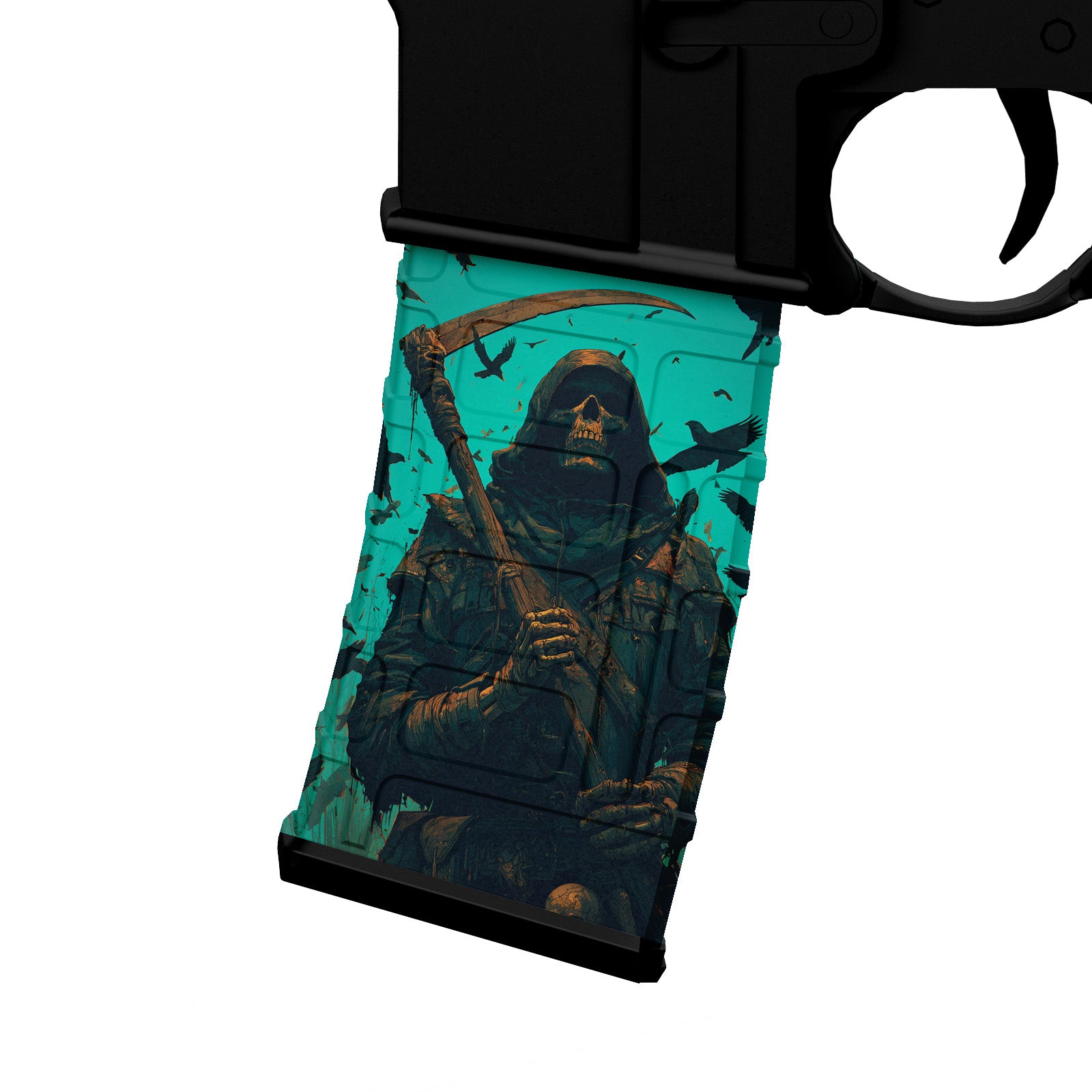 AR-15 M16 M4 Mag Skin - Grim Reaper
