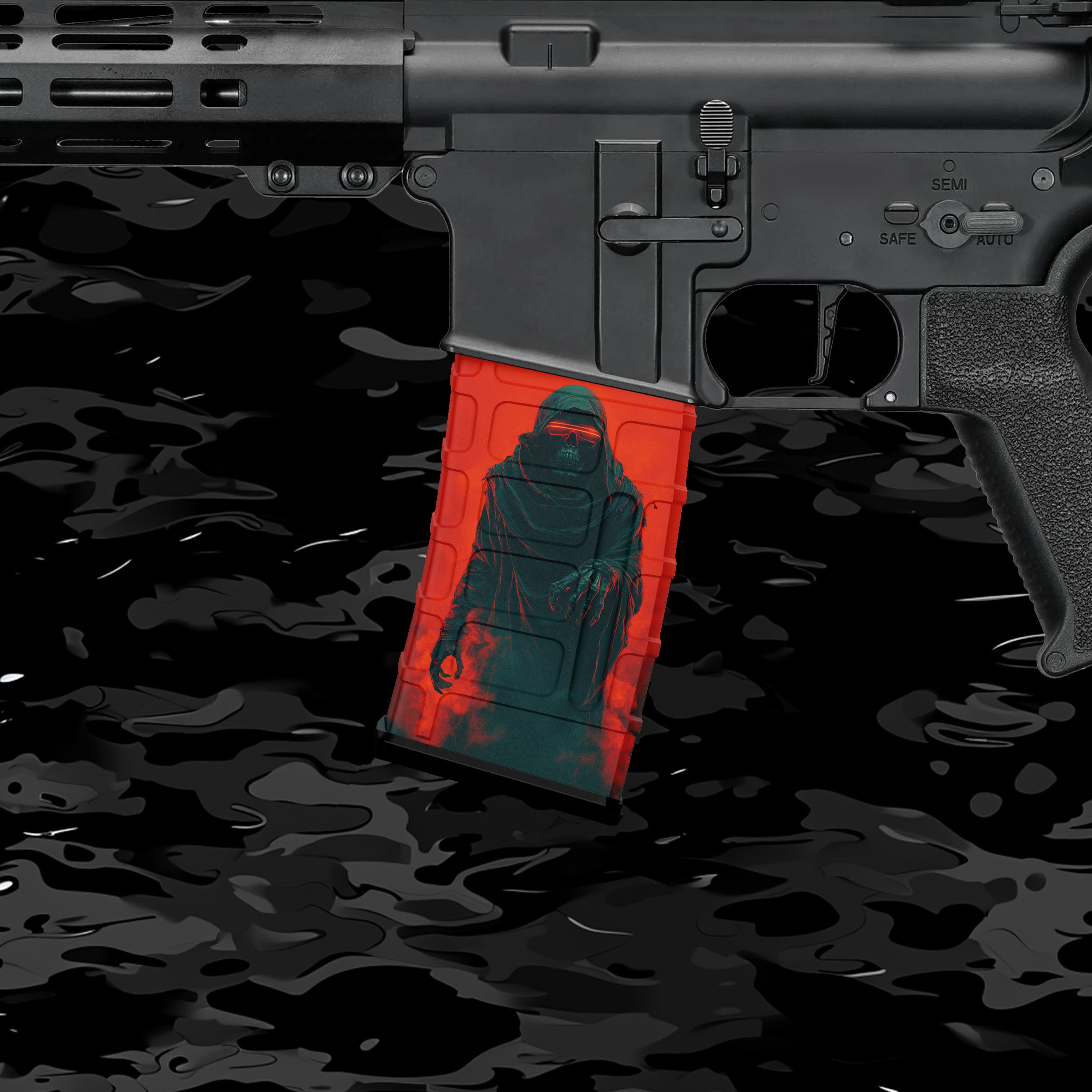 AR-15 M16 M4 Mag Skin - Grim Reaper