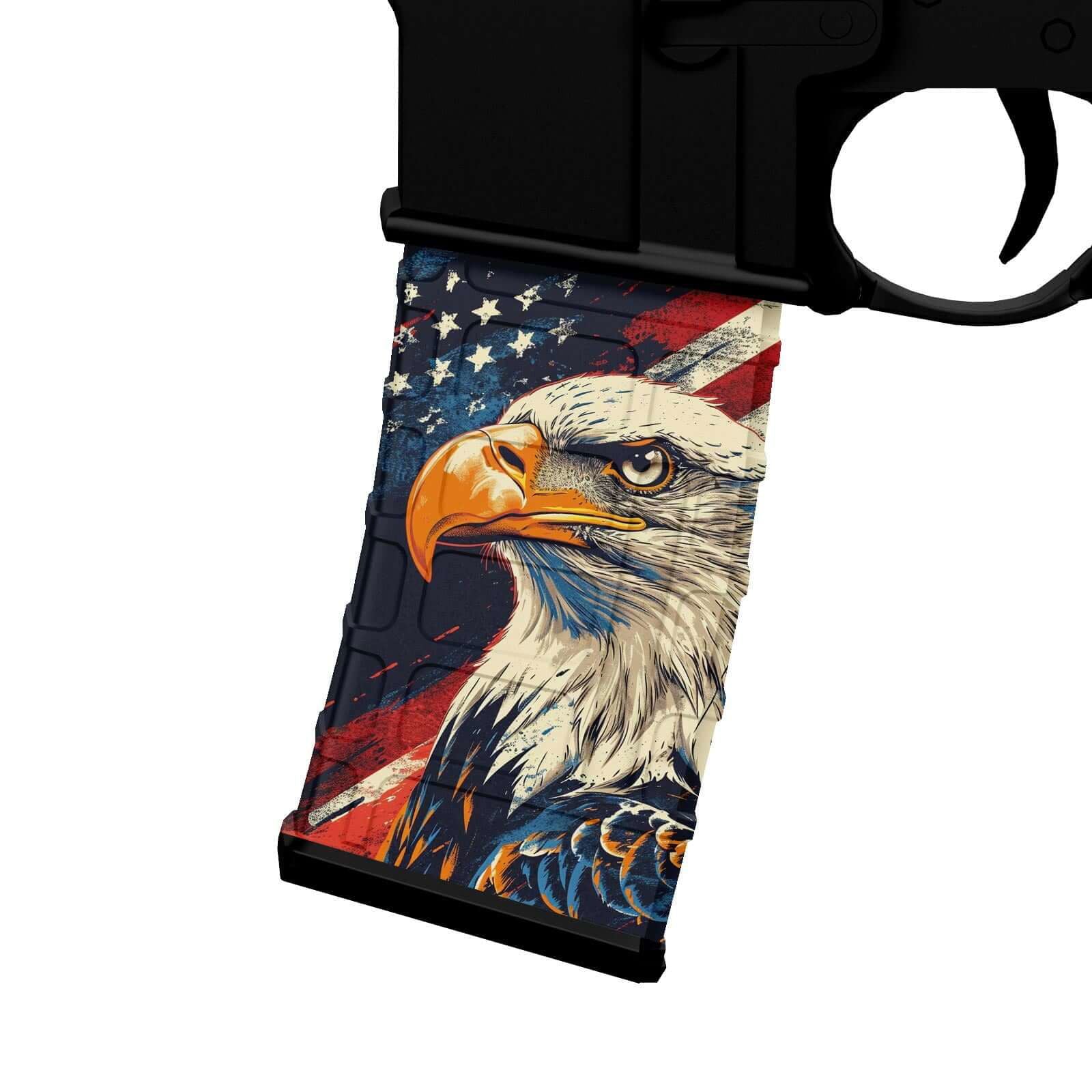 AR-15 M4 M16 Mag Skin - American Eagle - WrapMyGun Gun Skins & AR-15 M4 Mag Skins