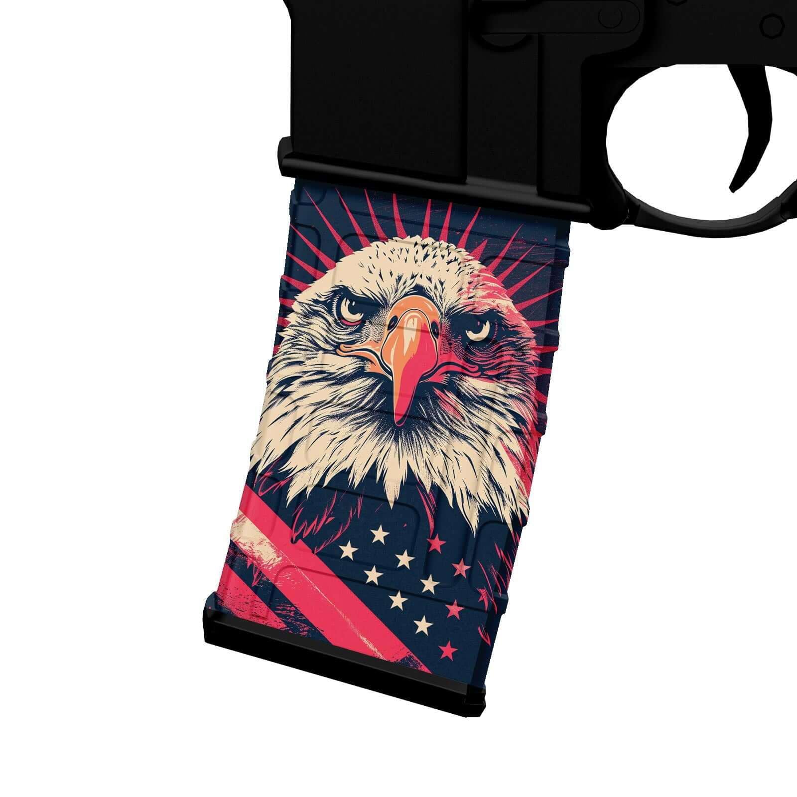 AR-15 M4 M16 Mag Skin - American Eagle - WrapMyGun Gun Skins & AR-15 M4 Mag Skins