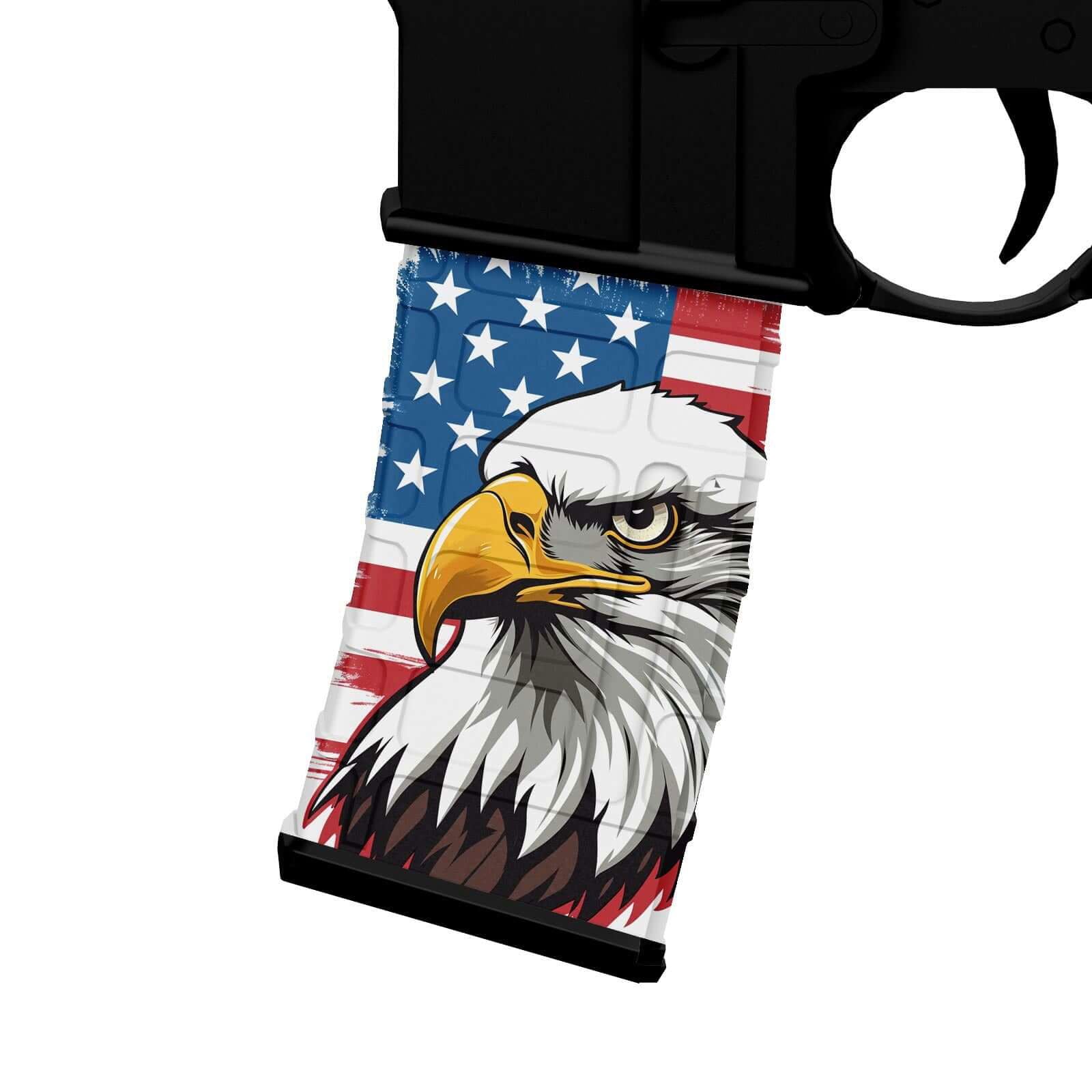 AR-15 M4 M16 Mag Skin - American Eagle - WrapMyGun Gun Skins & AR-15 M4 Mag Skins