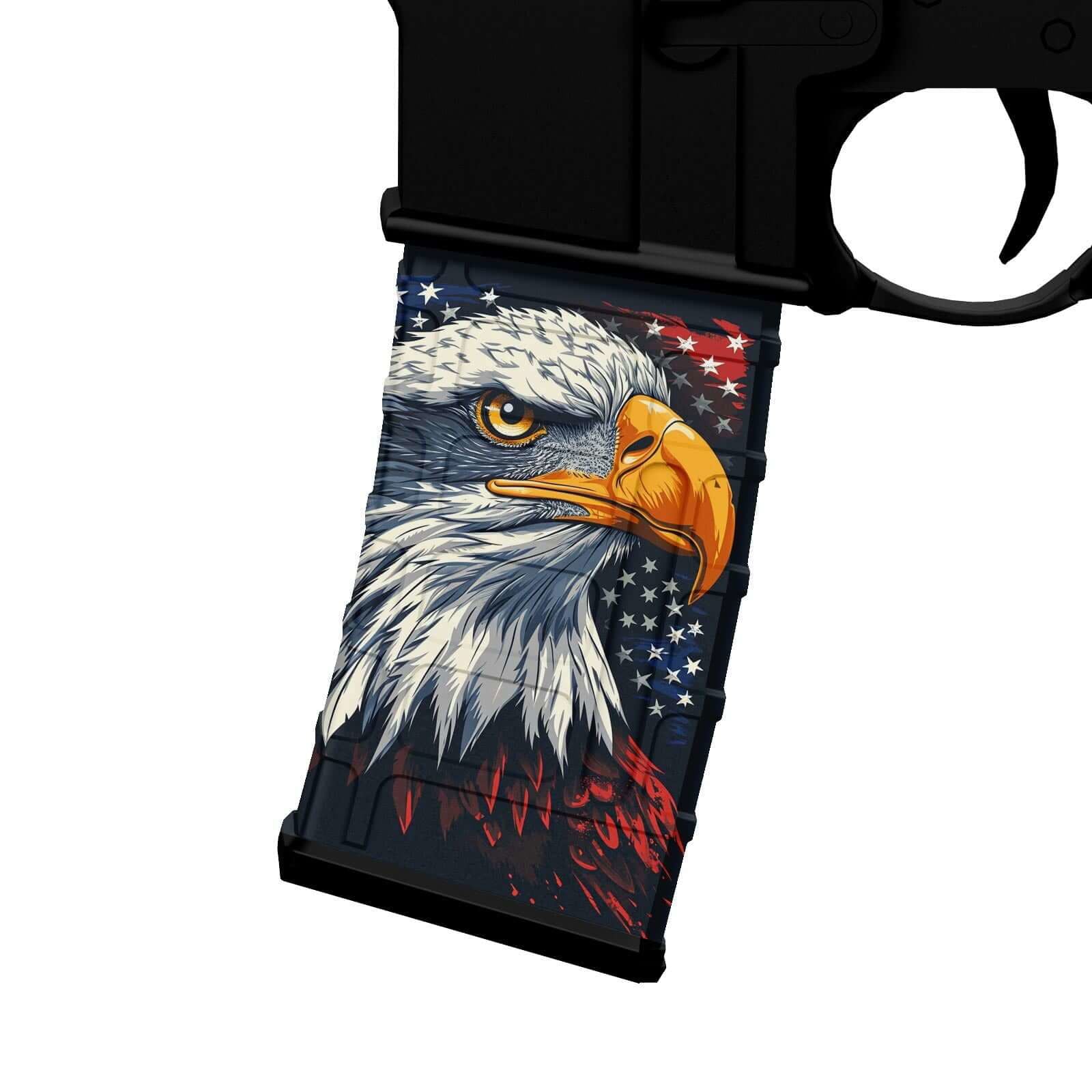 AR-15 M4 M16 Mag Skin - American Eagle - WrapMyGun Gun Skins & AR-15 M4 Mag Skins