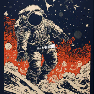 AR-15 M4 M16 Mag Skin - Astronaut - WrapMyGun Gun Skins & AR-15 M4 Mag Skins