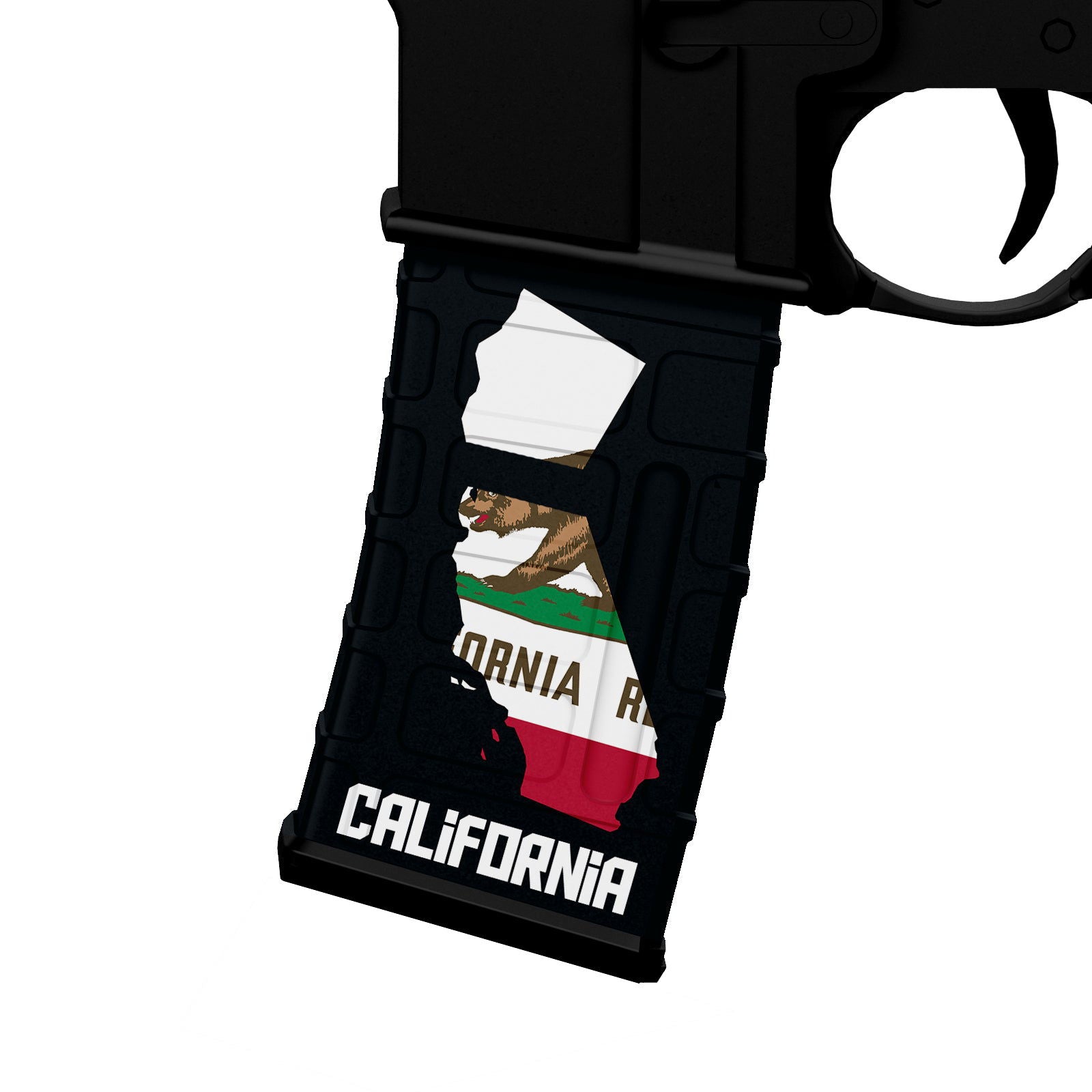 AR-15 M4 M16 Mag Skin - California - WrapMyGun Gun Skins & AR-15 M4 Mag Skins