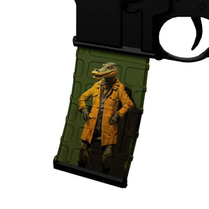 AR-15 M4 M16 Mag Skin - Crocodile - WrapMyGun Gun Skins & AR-15 M4 Mag Skins