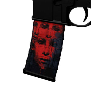 AR-15 M4 M16 Mag Skin - Faces - WrapMyGun Gun Skins & AR-15 M4 Mag Skins