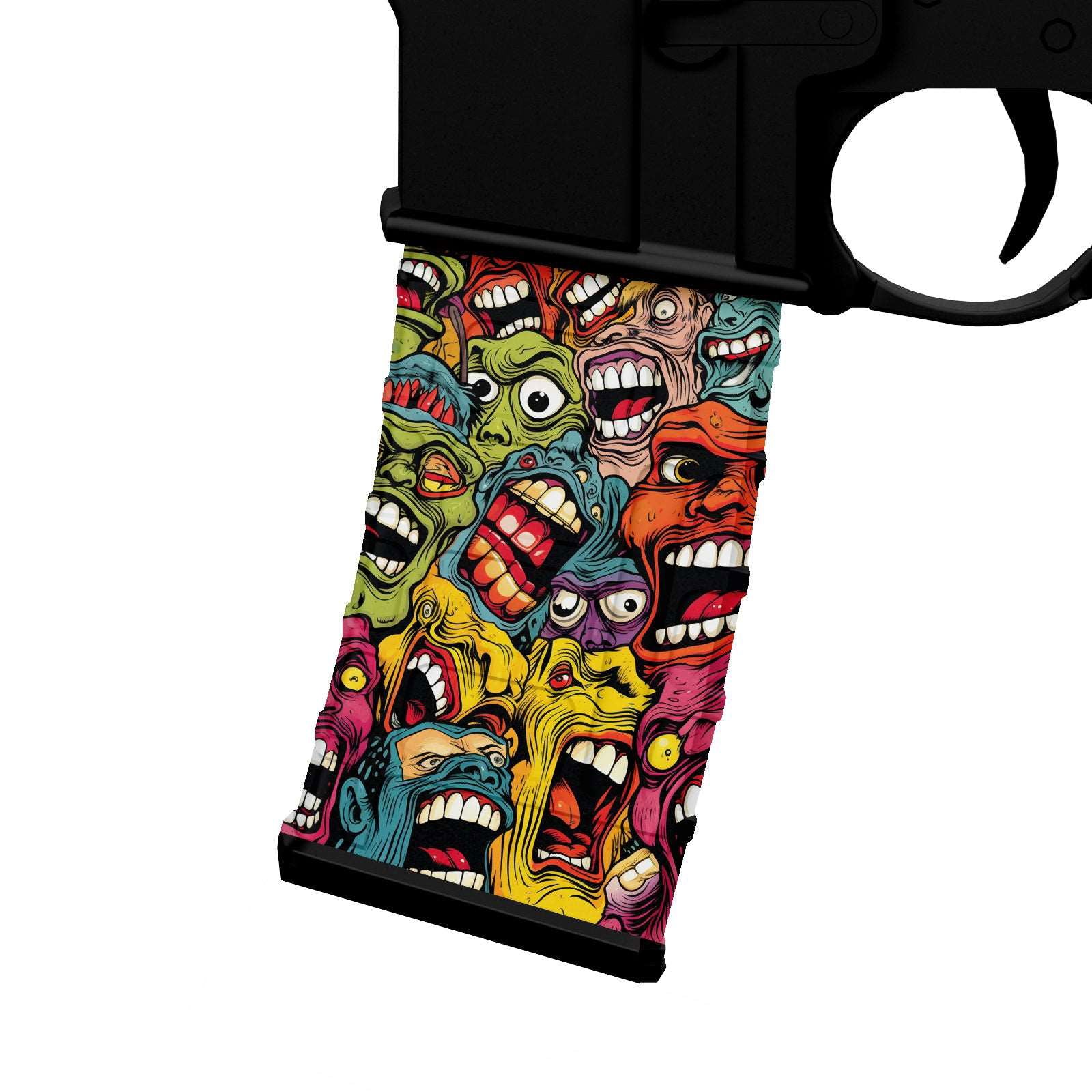 AR-15 M4 M16 Mag Skin - Faces - WrapMyGun Gun Skins & AR-15 M4 Mag Skins