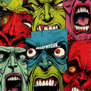 AR-15 M4 M16 Mag Skin - Faces - WrapMyGun Gun Skins & AR-15 M4 Mag Skins