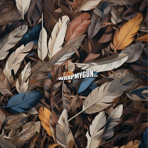 AR-15 M4 M16 Mag Skin - Feathers Camo - WrapMyGun Gun Skins & AR-15 M4 Mag Skins