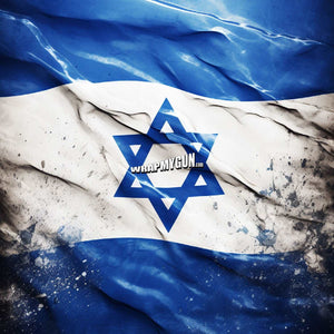 AR-15 M4 M16 Mag Skin - Flag Of Israel - WrapMyGun Gun Skins & AR-15 M4 Mag Skins