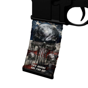 AR-15 M4 M16 Mag Skin - Fuck Around And Find Out - WrapMyGun Gun Skins & AR-15 M4 Mag Skins