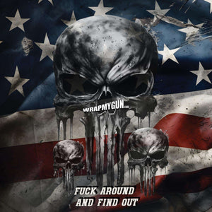 AR-15 M4 M16 Mag Skin - Fuck Around And Find Out - WrapMyGun Gun Skins & AR-15 M4 Mag Skins