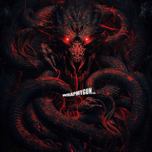 AR-15 M4 M16 Mag Skin - God Snake - WrapMyGun Gun Skins & AR-15 M4 Mag Skins