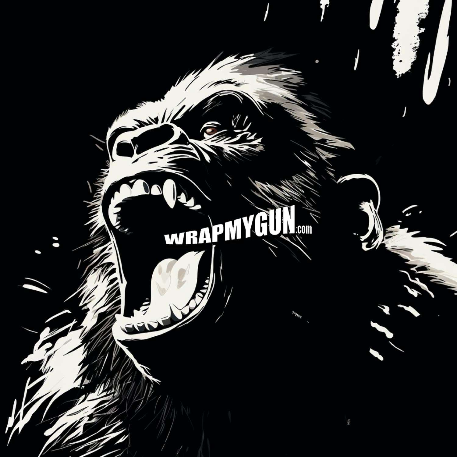 AR-15 M4 M16 Mag Skin - Gorilla - WrapMyGun Gun Skins & AR-15 M4 Mag Skins