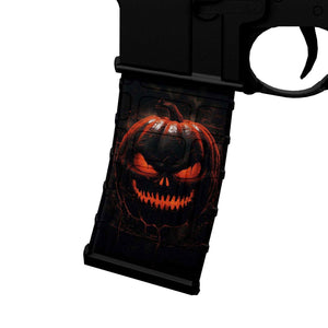 AR-15 M4 M16 Mag Skin - Halloween Pumpkin - WrapMyGun Gun Skins & AR-15 M4 Mag Skins