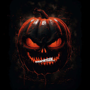AR-15 M4 M16 Mag Skin - Halloween Pumpkin - WrapMyGun Gun Skins & AR-15 M4 Mag Skins