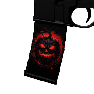 AR-15 M4 M16 Mag Skin - Halloween Pumpkin - WrapMyGun Gun Skins & AR-15 M4 Mag Skins