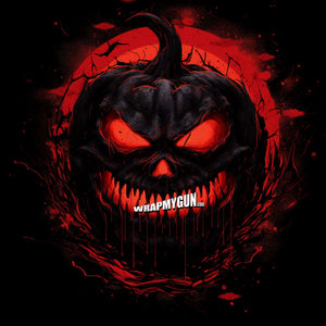 AR-15 M4 M16 Mag Skin - Halloween Pumpkin - WrapMyGun Gun Skins & AR-15 M4 Mag Skins