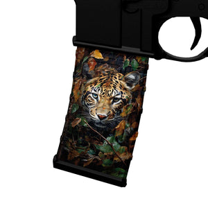 AR-15 M4 M16 Mag Skin - Leopard Camouflage - WrapMyGun Gun Skins & AR-15 M4 Mag Skins