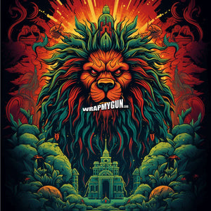 AR-15 M4 M16 Mag Skin - Marley Wolf - WrapMyGun Gun Skins & AR-15 M4 Mag Skins