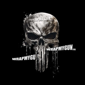 AR-15 M4 M16 Mag Skin - Metal Skull - WrapMyGun Gun Skins & AR-15 M4 Mag Skins