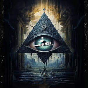 AR-15 M4 M16 Mag Skin - Pyramid Eye - WrapMyGun Gun Skins & AR-15 M4 Mag Skins