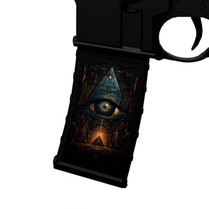 AR-15 M4 M16 Mag Skin - Pyramid Eye - WrapMyGun Gun Skins & AR-15 M4 Mag Skins