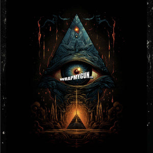 AR-15 M4 M16 Mag Skin - Pyramid Eye - WrapMyGun Gun Skins & AR-15 M4 Mag Skins