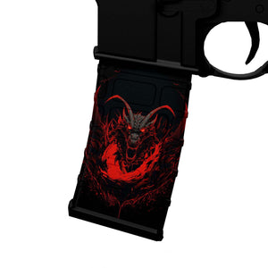 AR-15 M4 M16 Mag Skin - Red Dragon - WrapMyGun Gun Skins & AR-15 M4 Mag Skins