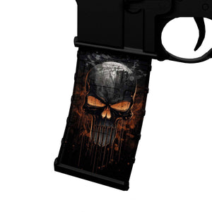 AR-15 M4 M16 Mag Skin - Skull - WrapMyGun Gun Skins & AR-15 M4 Mag Skins