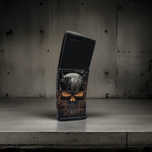 AR-15 M4 M16 Mag Skin - Skull - WrapMyGun Gun Skins & AR-15 M4 Mag Skins