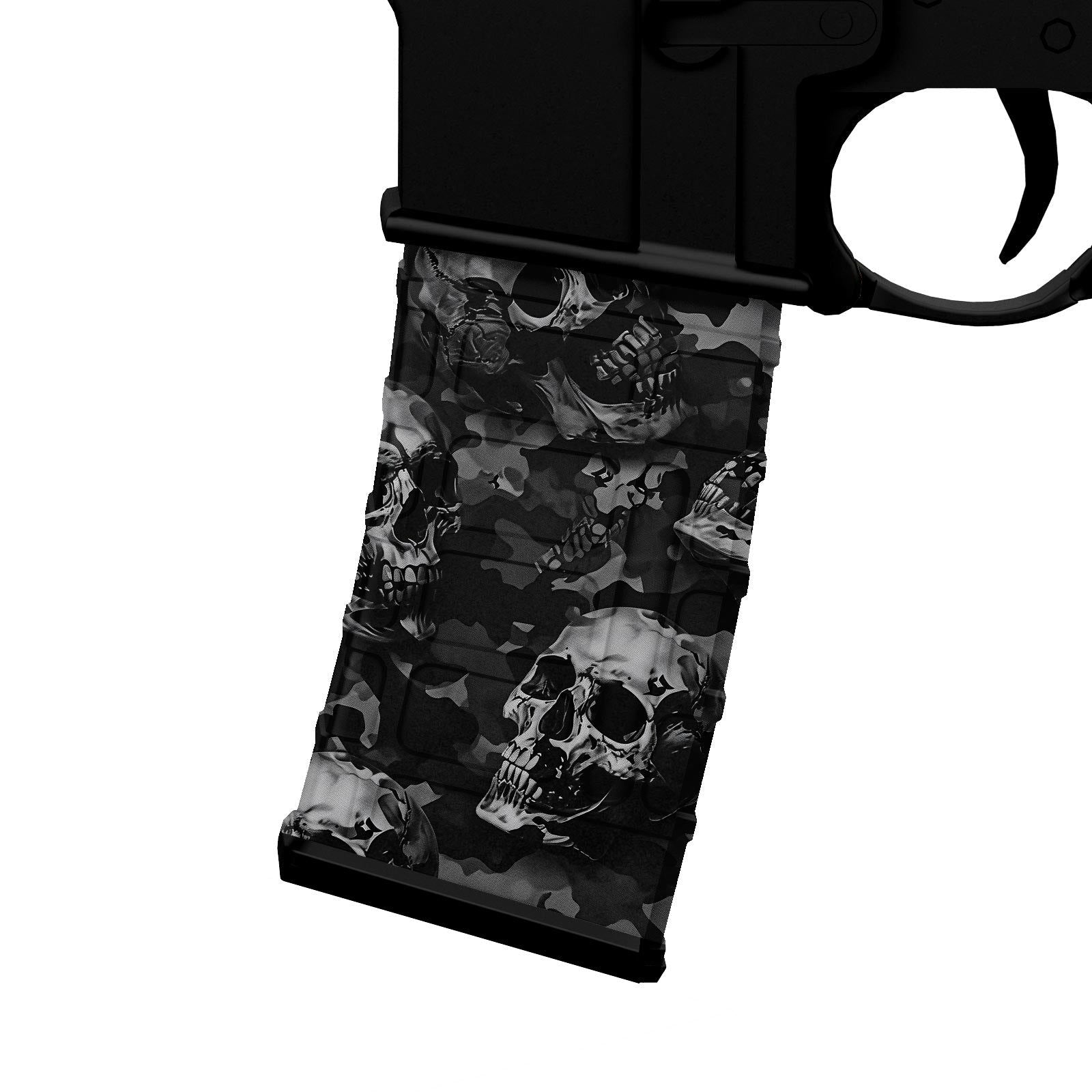AR-15 M4 M16 Mag Skin - Skull - WrapMyGun Gun Skins & AR-15 M4 Mag Skins
