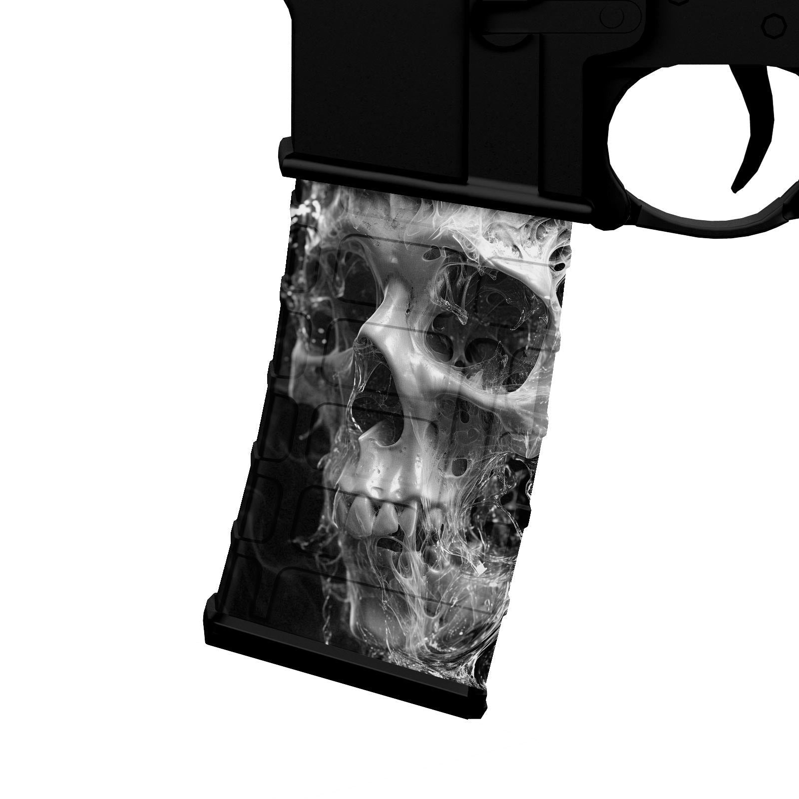 AR-15 M4 M16 Mag Skin - Skull - WrapMyGun Gun Skins & AR-15 M4 Mag Skins