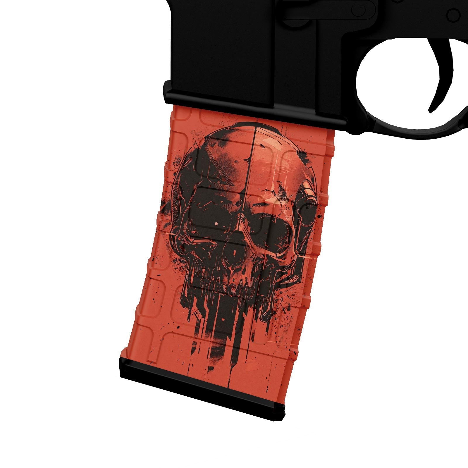 AR-15 M4 M16 Mag Skin - Skull - WrapMyGun Gun Skins & AR-15 M4 Mag Skins