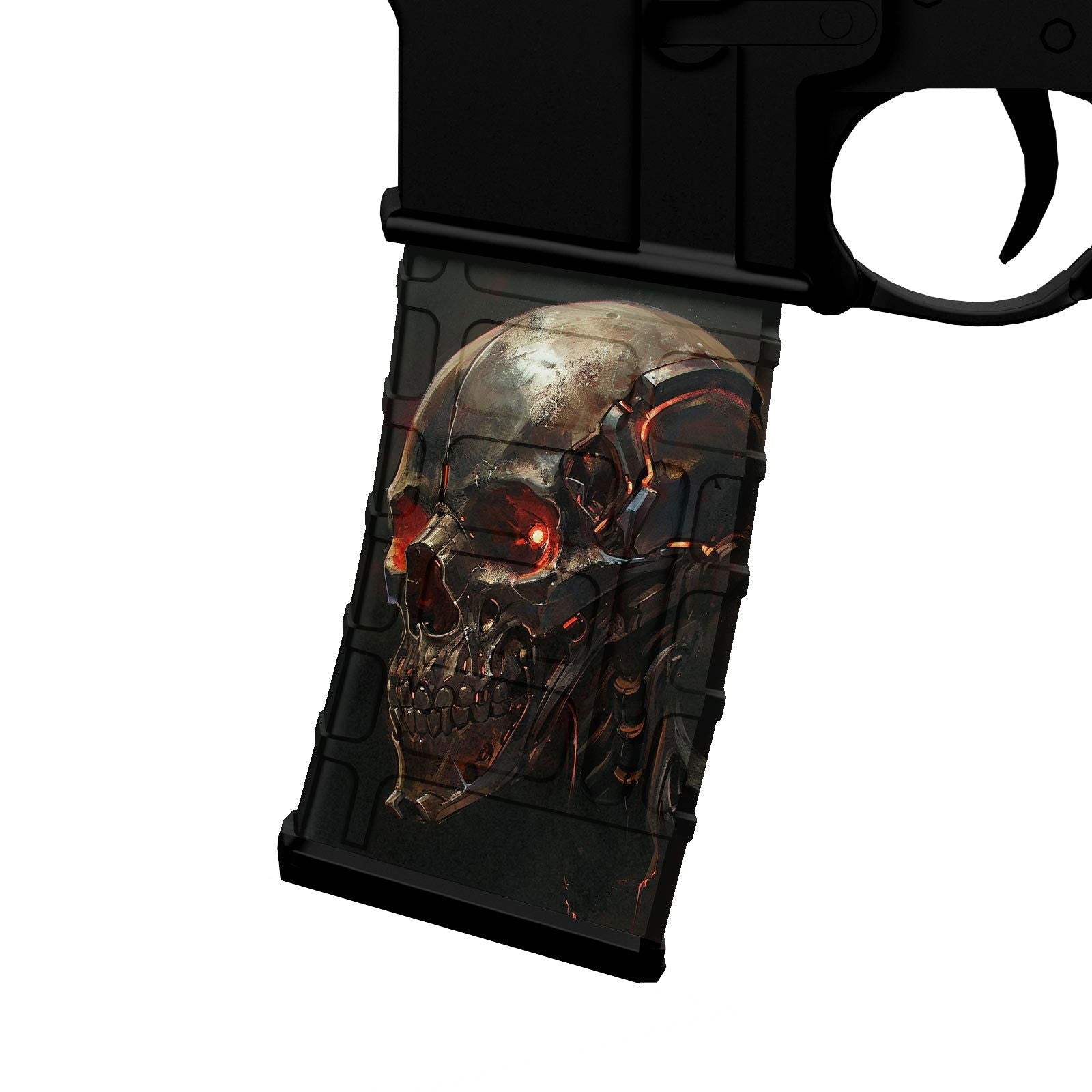 AR-15 M4 M16 Mag Skin - Skull - WrapMyGun Gun Skins & AR-15 M4 Mag Skins