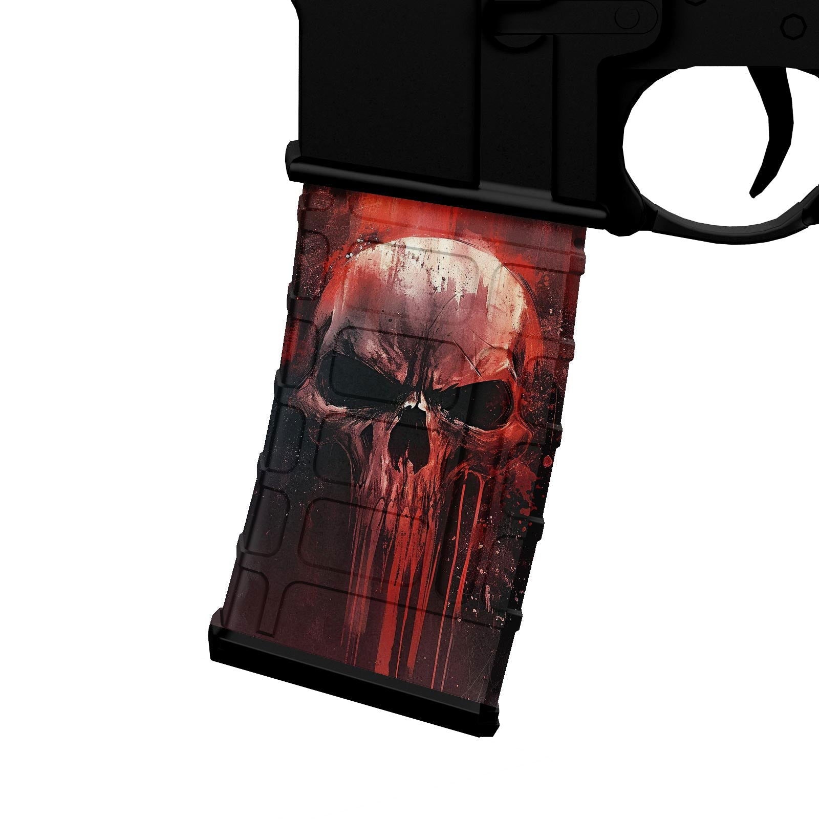 AR-15 M4 M16 Mag Skin - Skull - WrapMyGun Gun Skins & AR-15 M4 Mag Skins