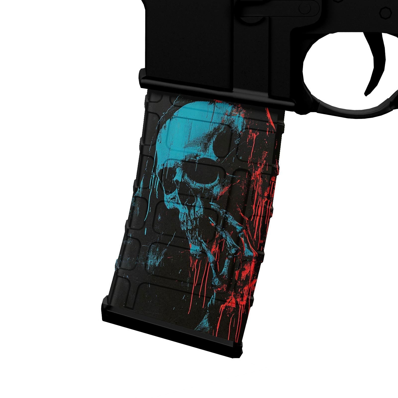 AR-15 M4 M16 Mag Skin - Skull - WrapMyGun Gun Skins & AR-15 M4 Mag Skins