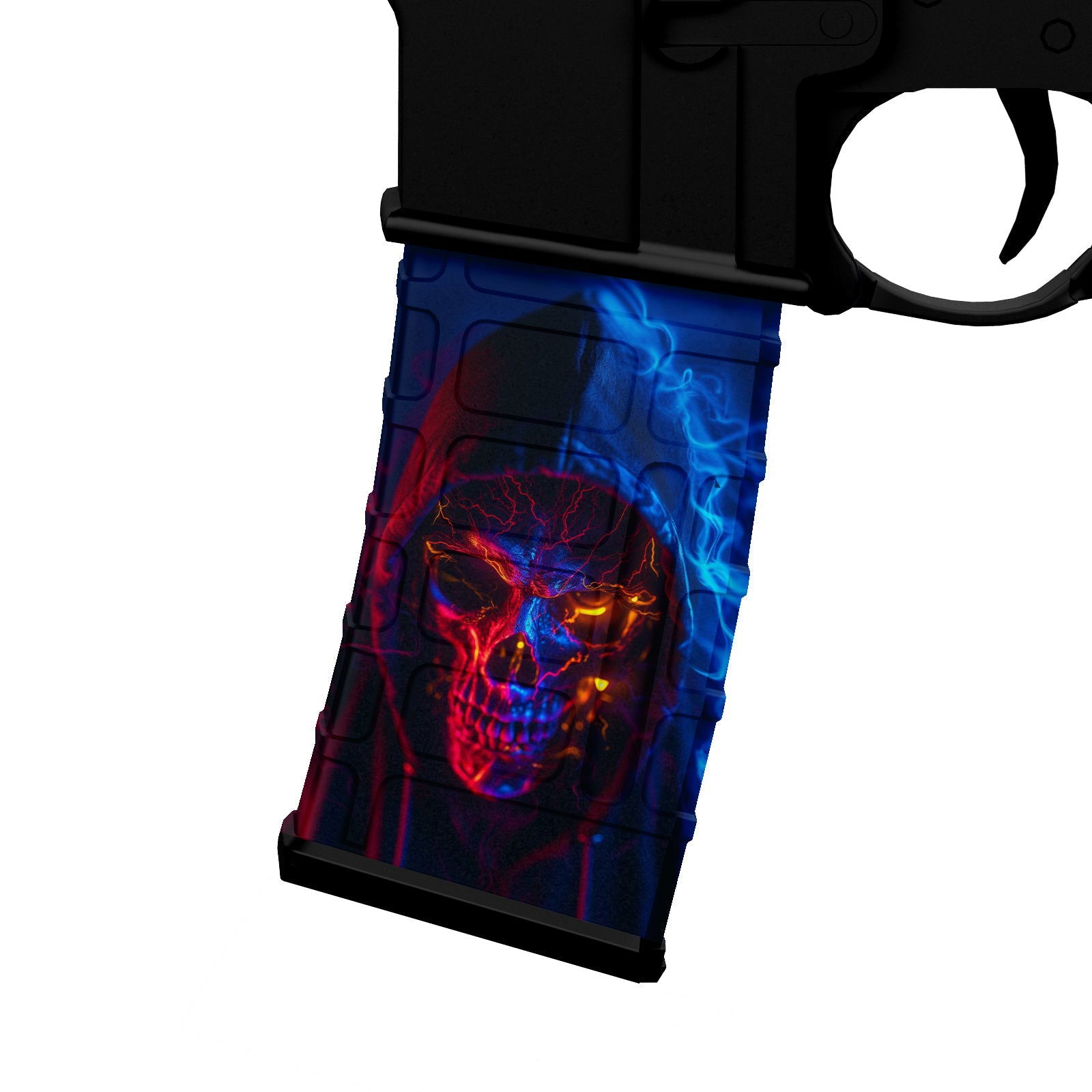 AR-15 M4 M16 Mag Skin - Skull - WrapMyGun Gun Skins & AR-15 M4 Mag Skins