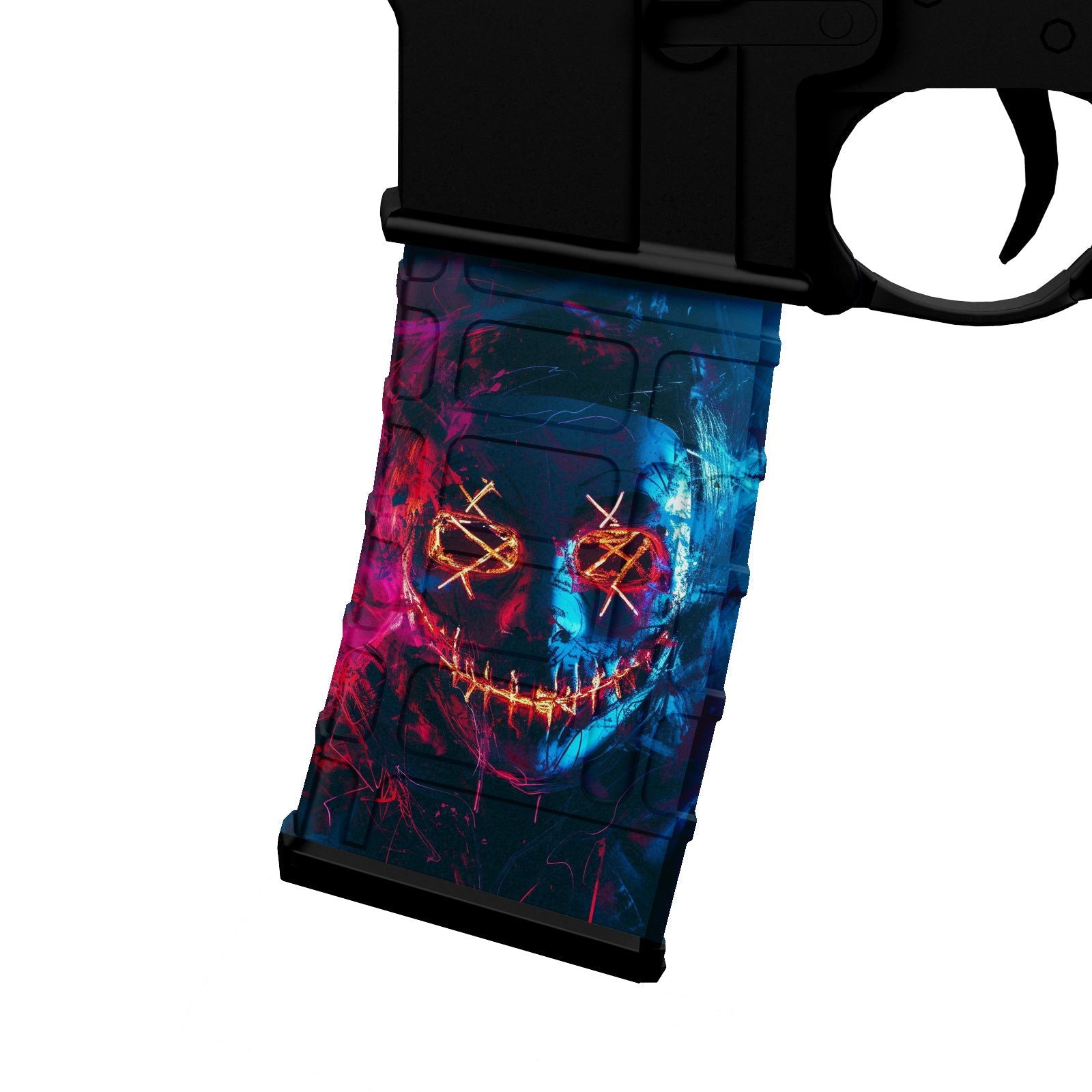 AR-15 M4 M16 Mag Skin - Skull - WrapMyGun Gun Skins & AR-15 M4 Mag Skins