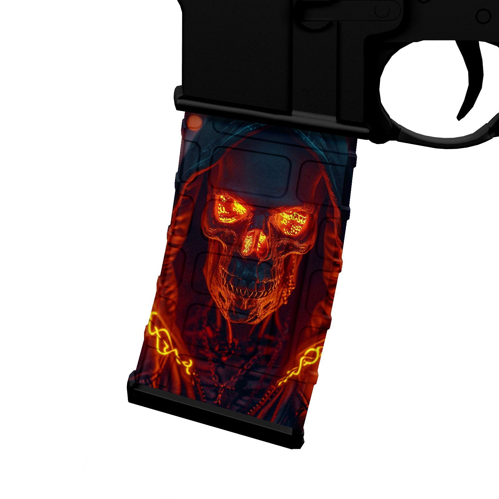 AR-15 M4 M16 Mag Skin - Skull - WrapMyGun Gun Skins & AR-15 M4 Mag Skins