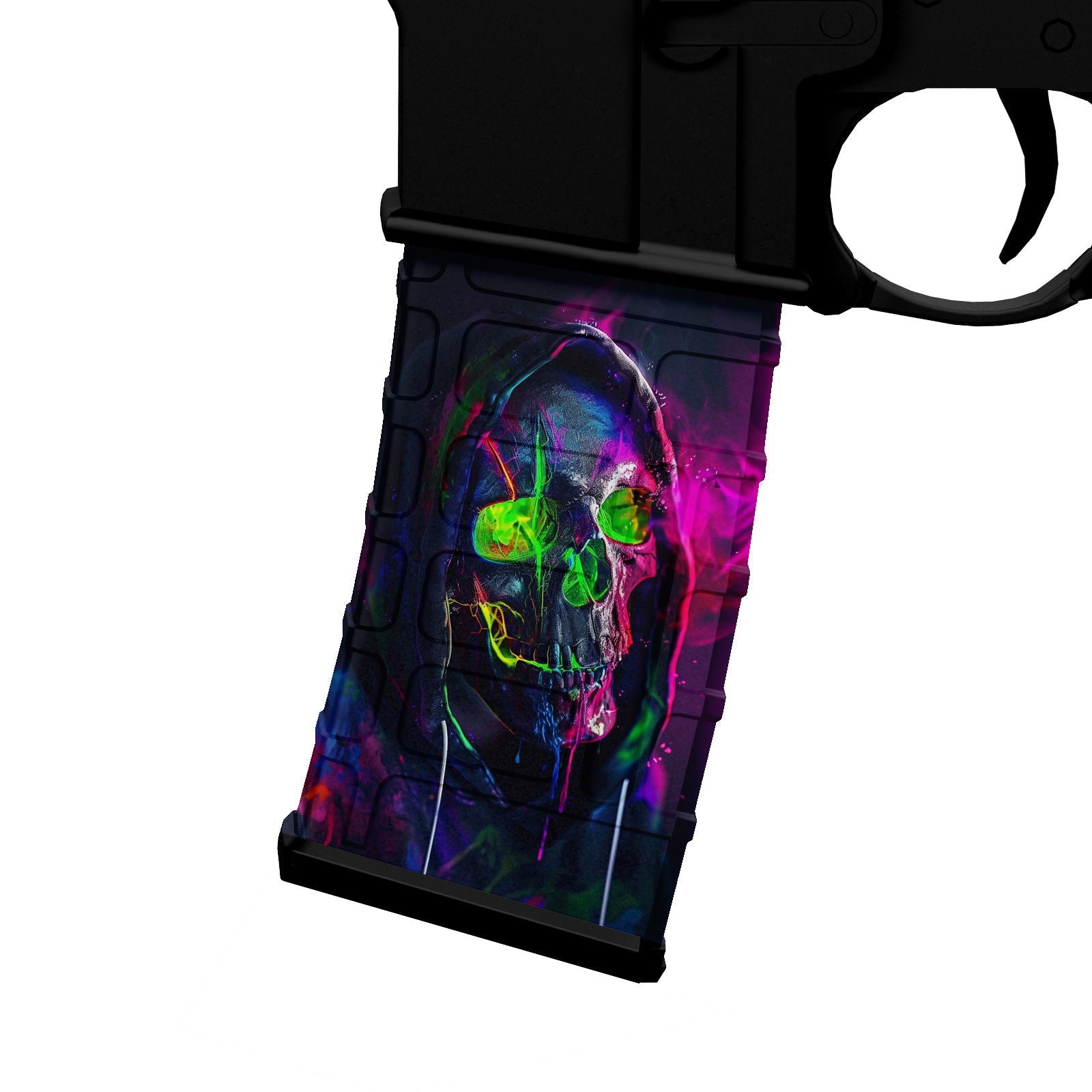 AR-15 M4 M16 Mag Skin - Skull - WrapMyGun Gun Skins & AR-15 M4 Mag Skins