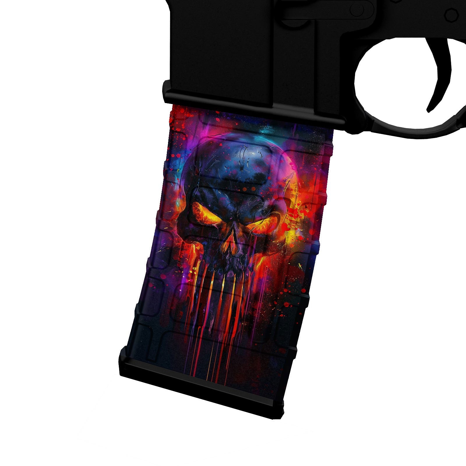 AR-15 M4 M16 Mag Skin - Skull - WrapMyGun Gun Skins & AR-15 M4 Mag Skins