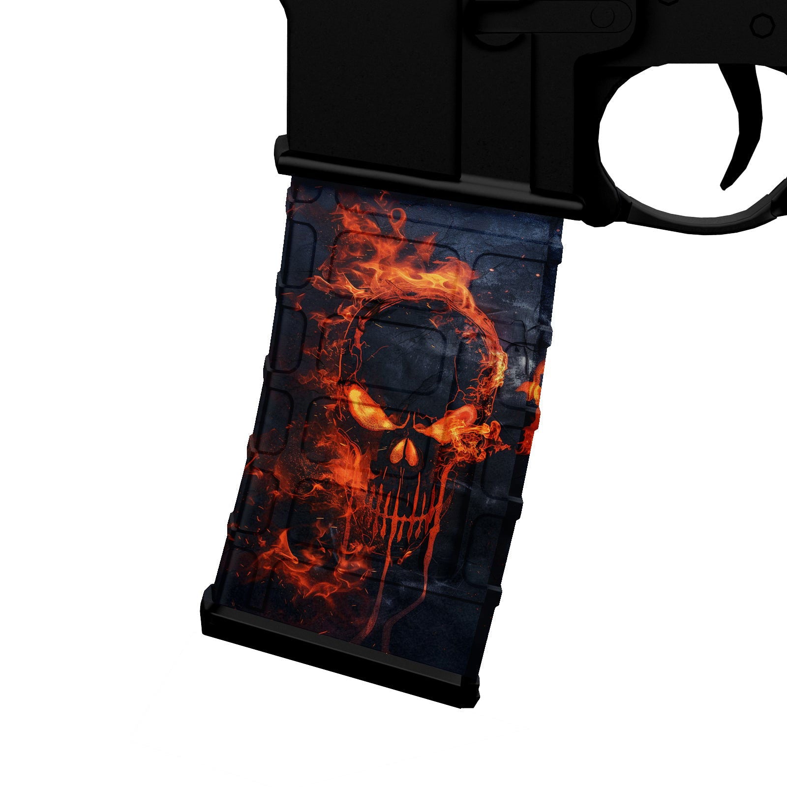 AR-15 M4 M16 Mag Skin - Skull - WrapMyGun Gun Skins & AR-15 M4 Mag Skins