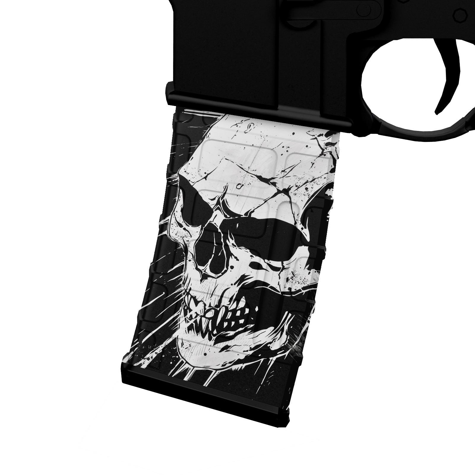 AR-15 M4 M16 Mag Skin - Skull - WrapMyGun Gun Skins & AR-15 M4 Mag Skins