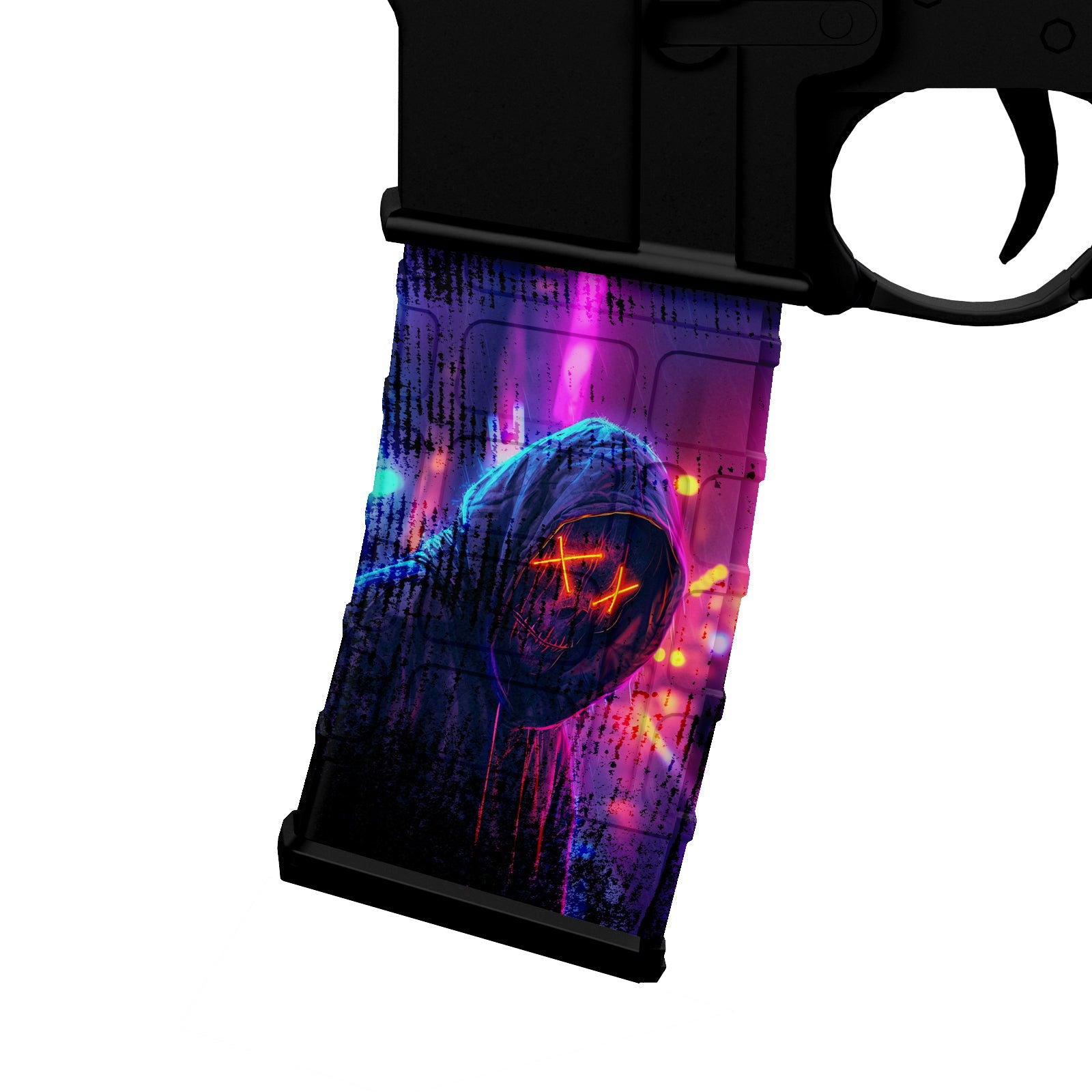 AR-15 M4 M16 Mag Skin - Skull - WrapMyGun Gun Skins & AR-15 M4 Mag Skins