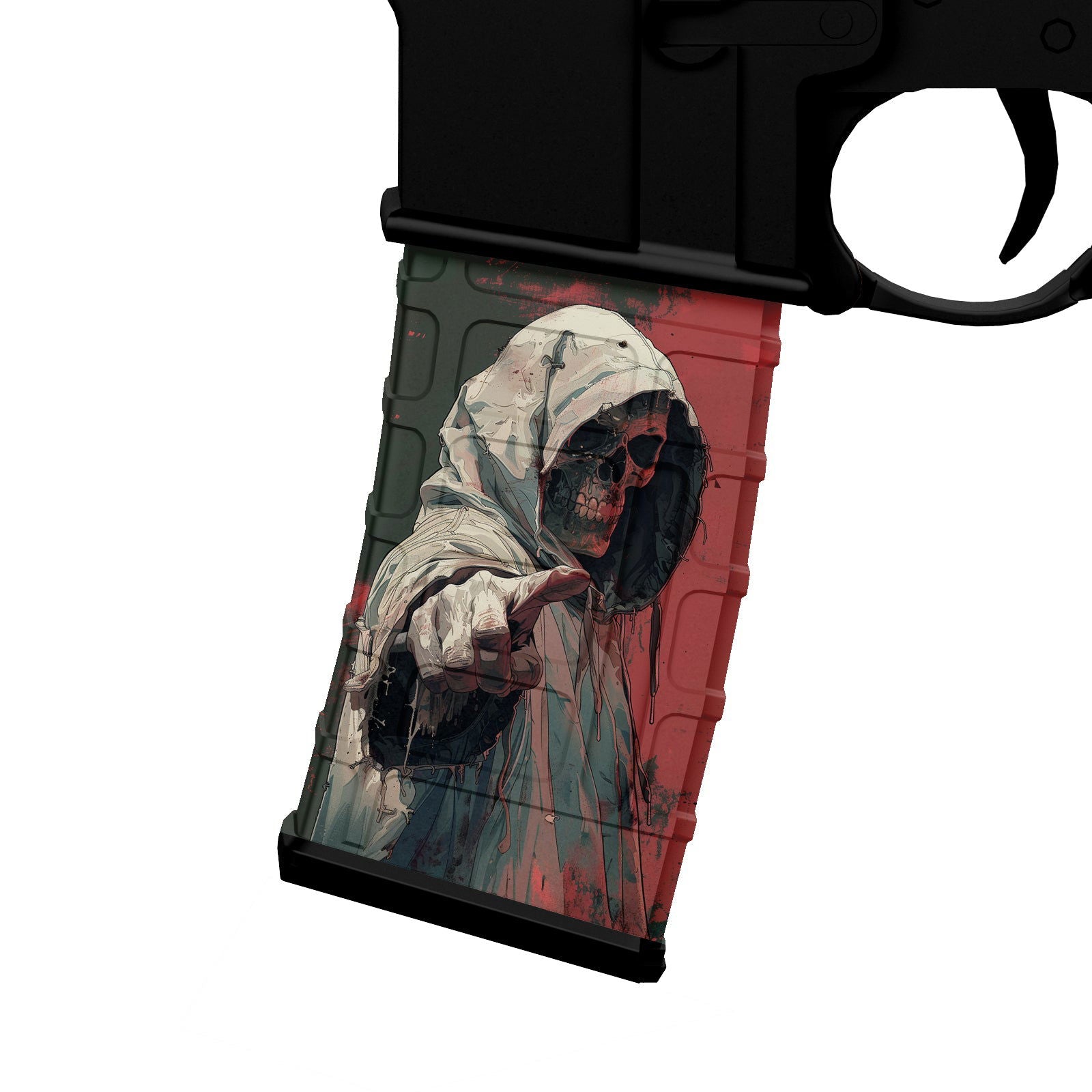 AR-15 M4 M16 Mag Skin - Skull - WrapMyGun Gun Skins & AR-15 M4 Mag Skins