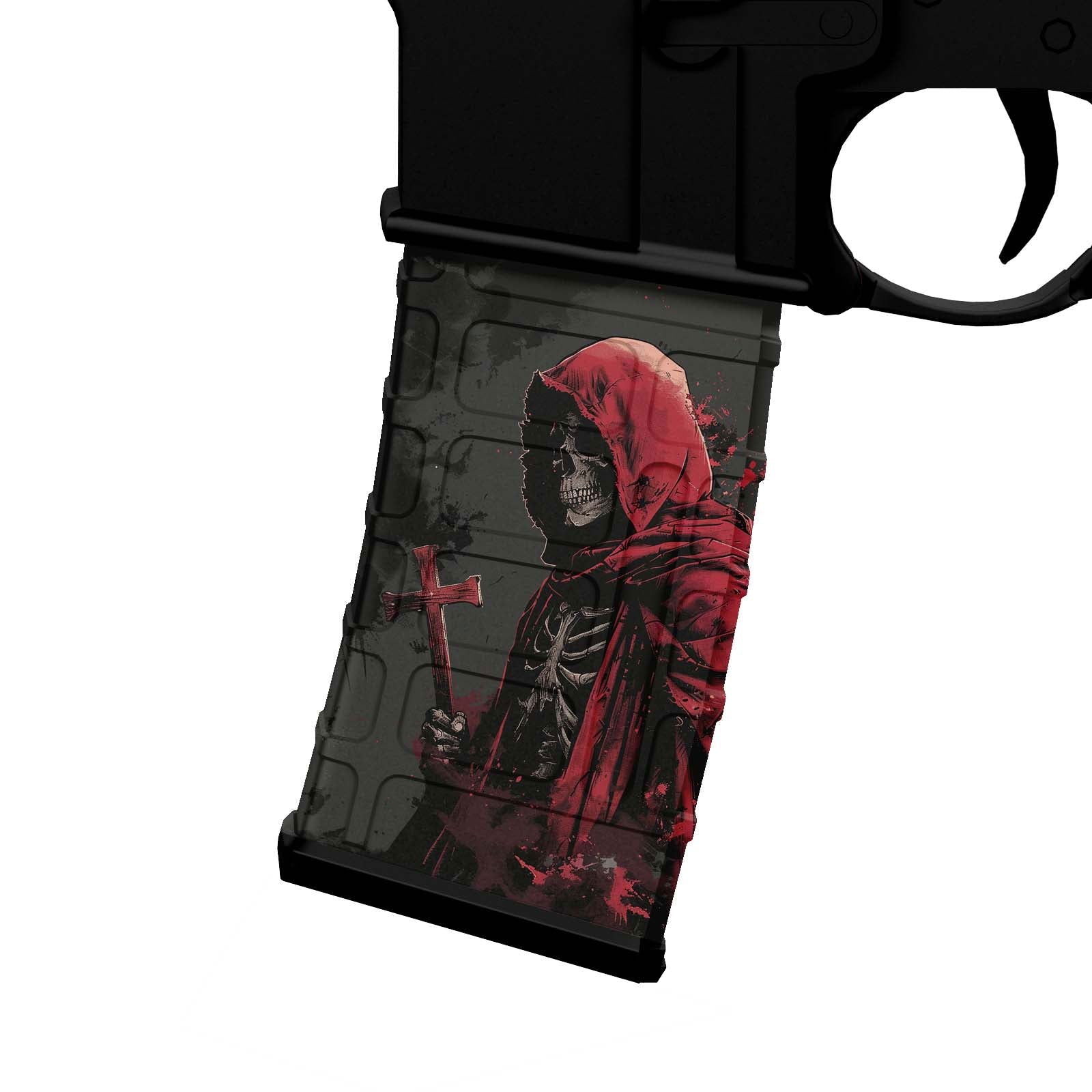 AR-15 M4 M16 Mag Skin - Skull - WrapMyGun Gun Skins & AR-15 M4 Mag Skins