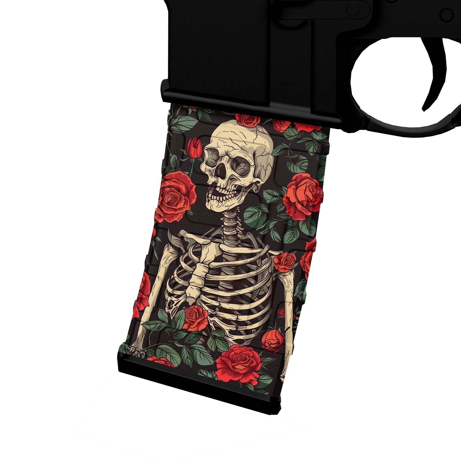 AR-15 M4 M16 Mag Skin - Skull - WrapMyGun Gun Skins & AR-15 M4 Mag Skins
