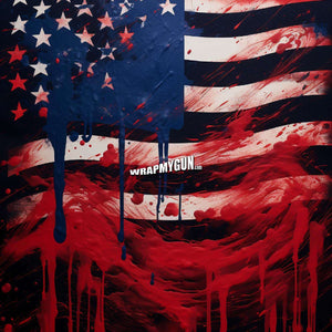 AR-15 M4 M16 Mag Skin - USA Flag - WrapMyGun Gun Skins & AR-15 M4 Mag Skins