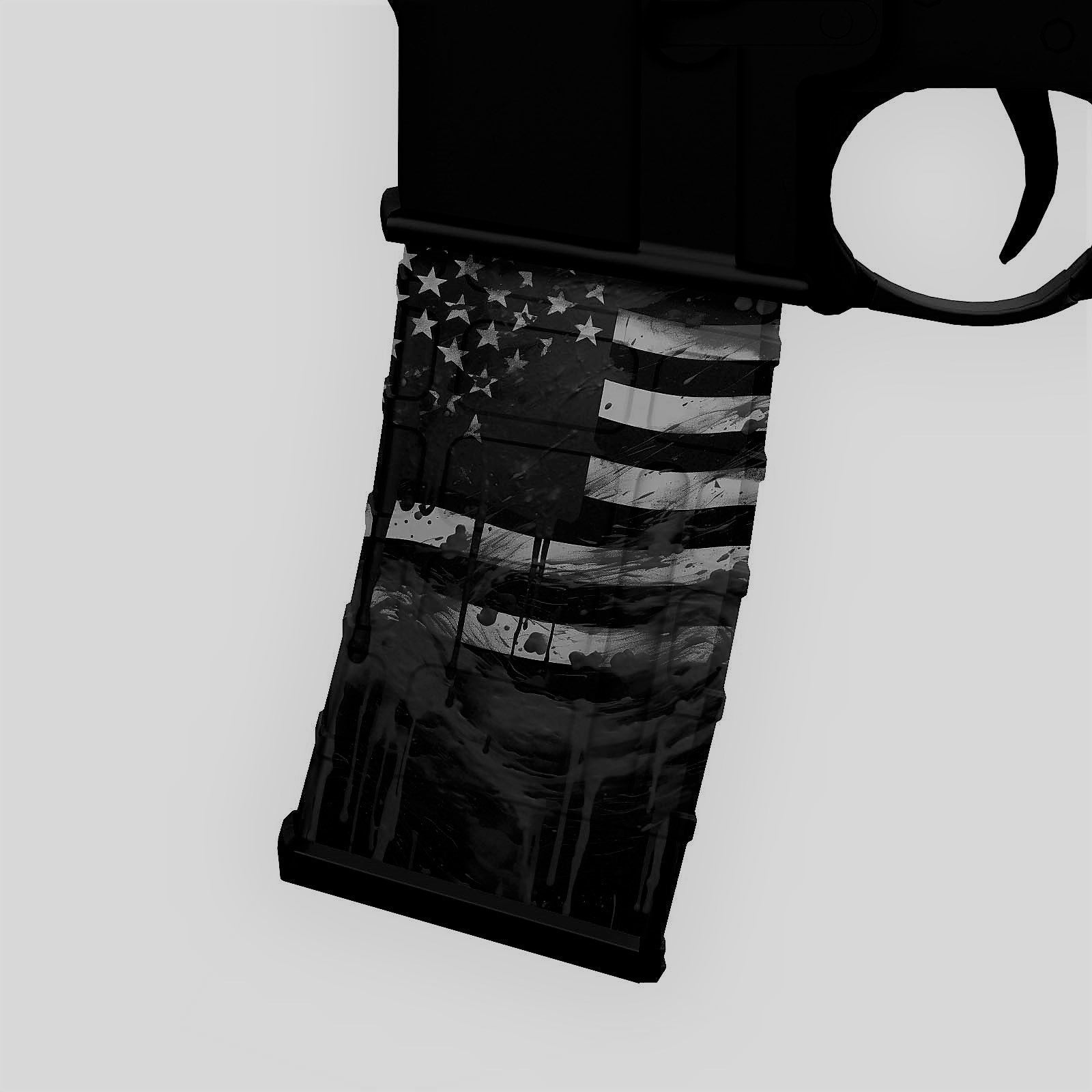 AR-15 M4 M16 Mag Skin - USA Flag - WrapMyGun Gun Skins & AR-15 M4 Mag Skins